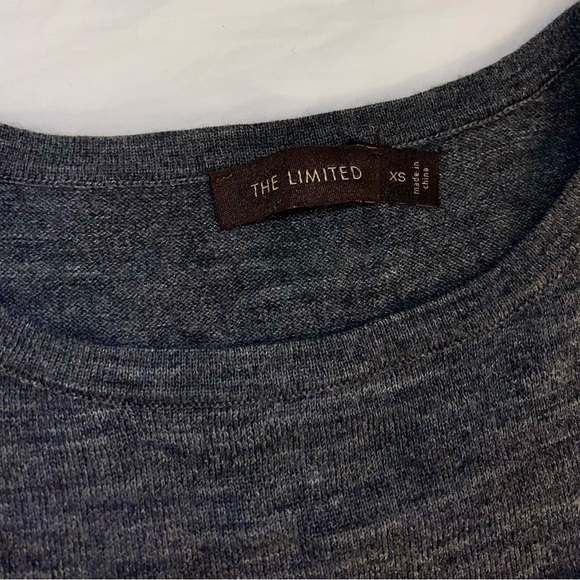 The Limited Colorblock Sweater - Black and Gray - Picture 2 of 4